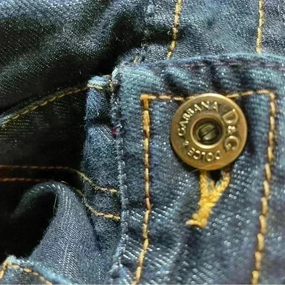 90's DOLCE & GABBANA Wonder Low Rise Skinny Denim jeans 26. - Picture 11 of 13